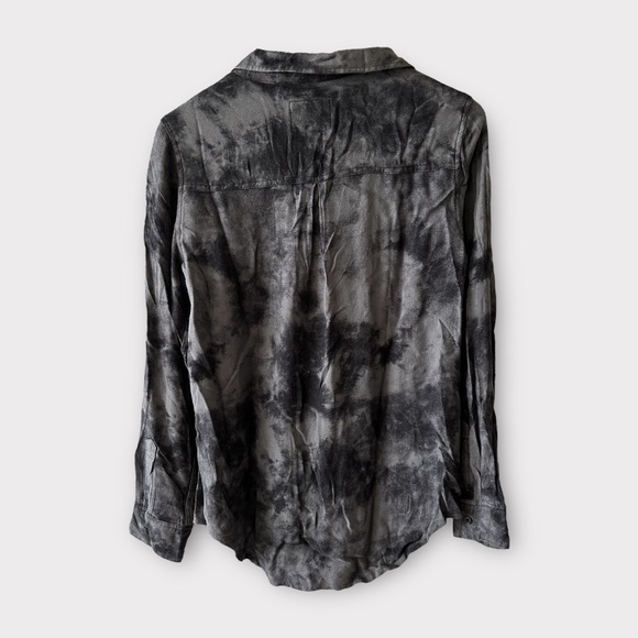 Rails • Hunter Charcoal Tie Dye Button Down Shirt - Picture 8 of 11
